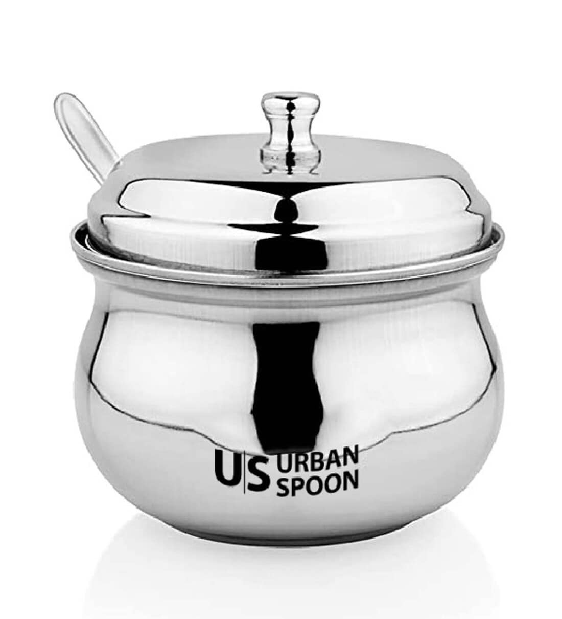 Buy Ml Silver Stainless Steel Ghee Pot With Spoon At Off By