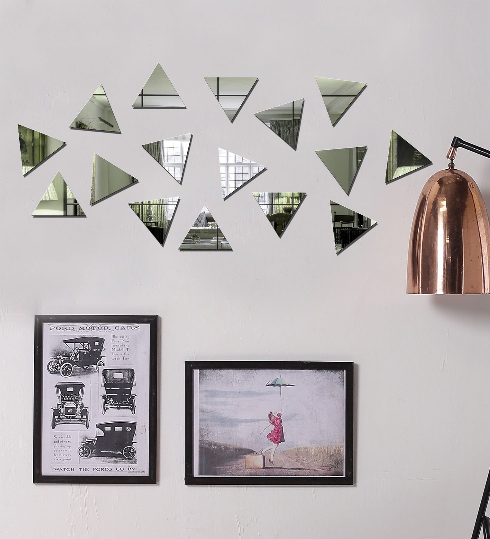 Buy Acrylic Silver Pyramids Wall Decals By Sehaz Artworks At 22 OFF By