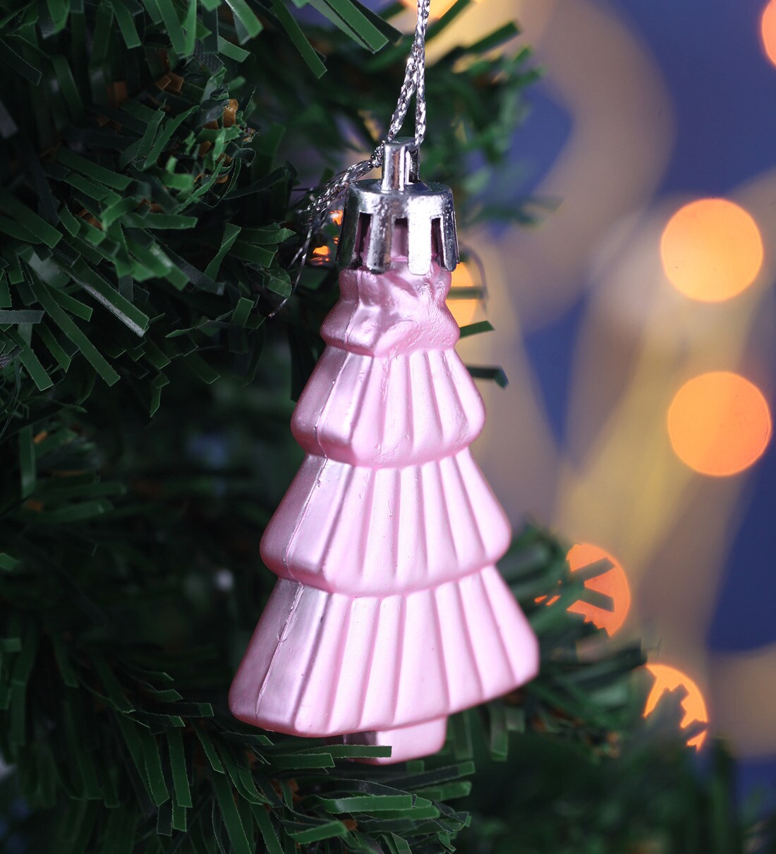 Buy Anisha Creatives Christmas Tree Pink Pvc And Synthetic Hanging