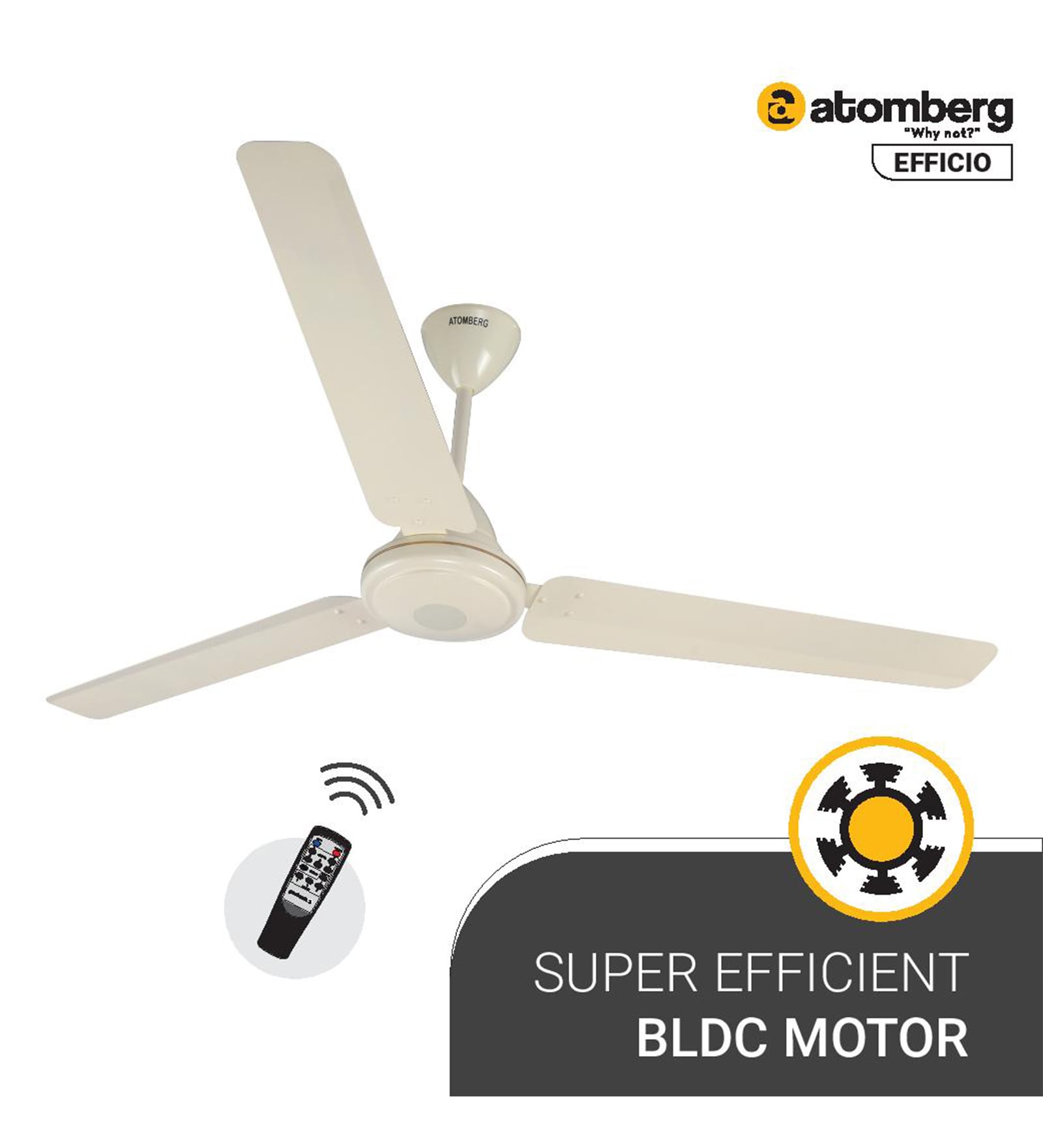 Buy Atomberg Efficio Mm W Bldc Star Rated High Speed Ceiling