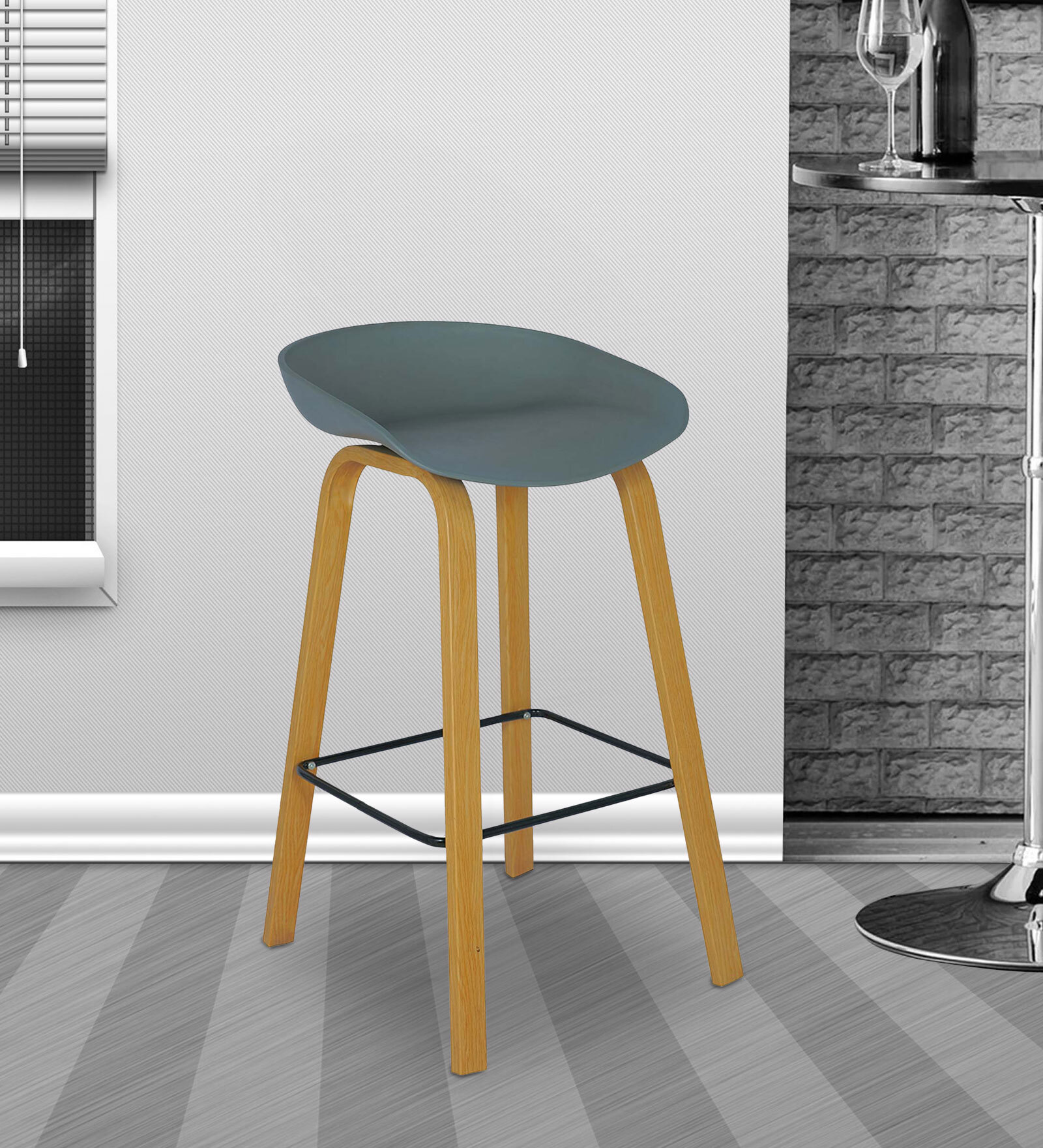 Buy Jacob Barstool In Grey Colour At 25 OFF By Creative Seating System