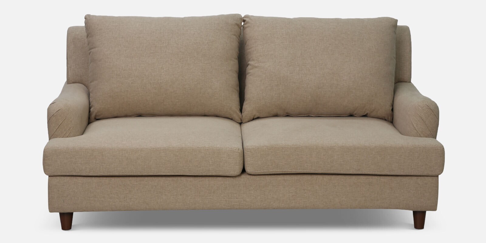 Buy Beograd Fabric 3 Seater Sofa In Brown Colour At 12 OFF By