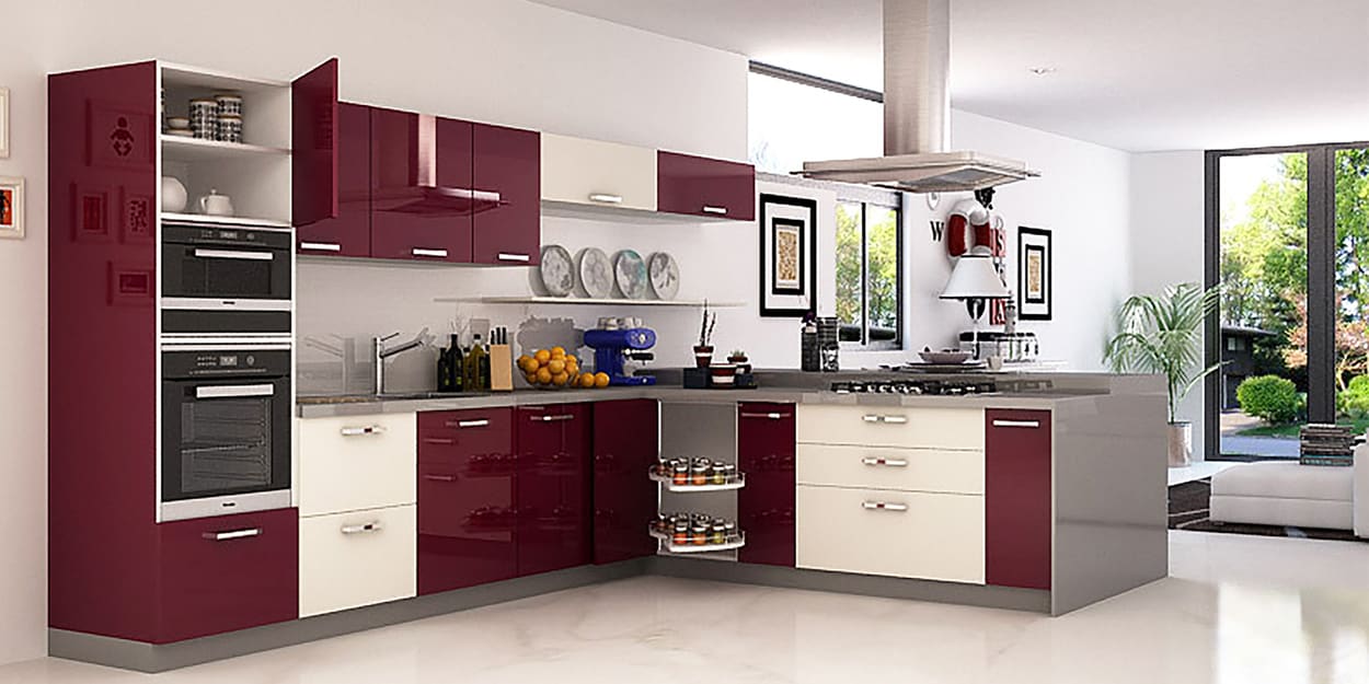 Buy Bryan Island Modular Kitchen Designed In MDF At 15 OFF By Mangiamo