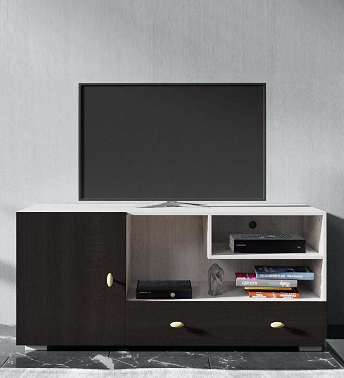 Buy Chicago Tv Unit In White Wenge Finish For Tvs Up To By Forzza