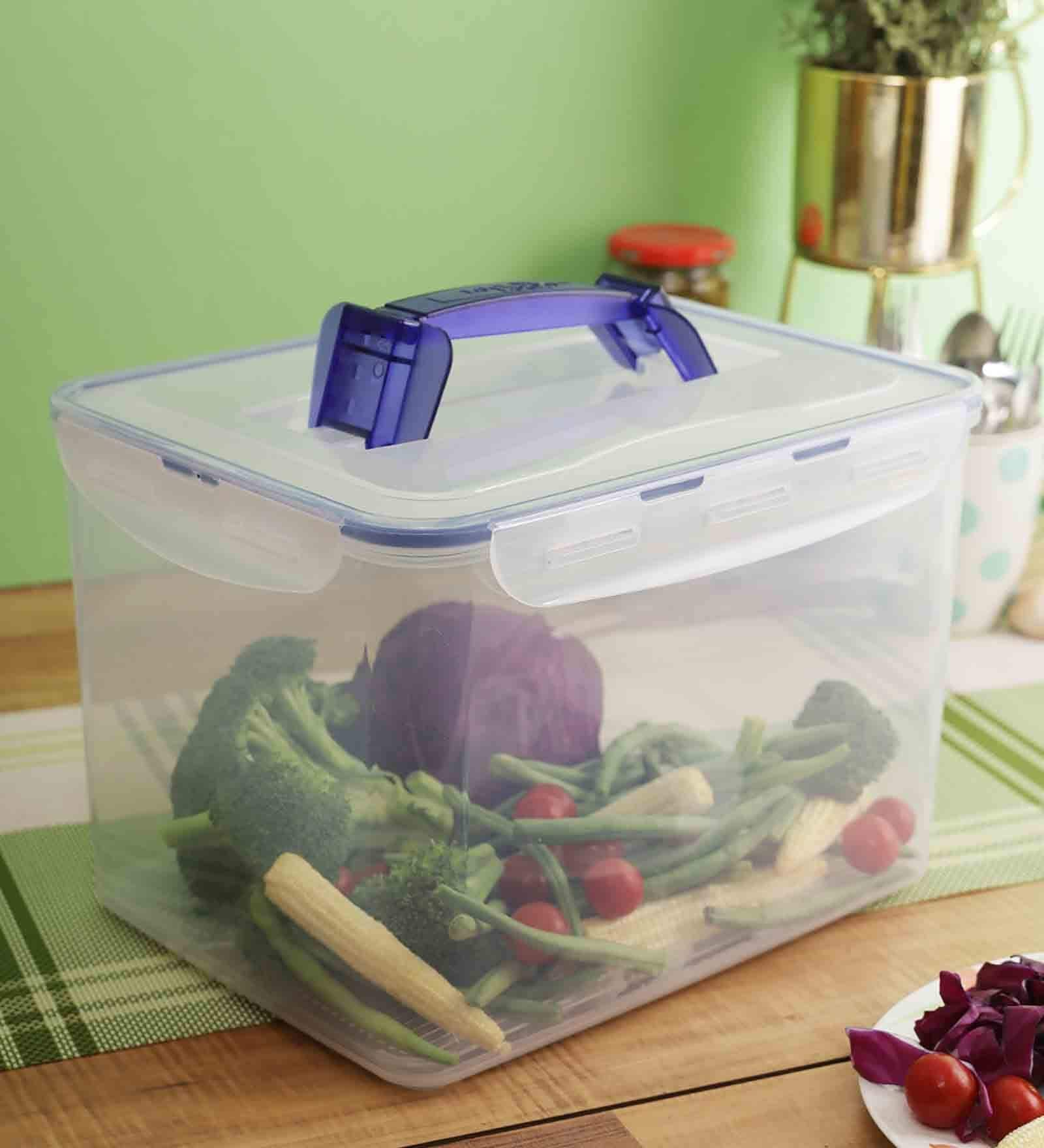 Buy Classic 10 Litres Transparent Plastic Airtight Food Storage