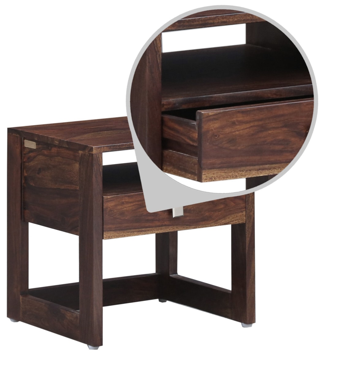 Buy Connell Solid Wood Night Stand In Provincial Teak Finish By