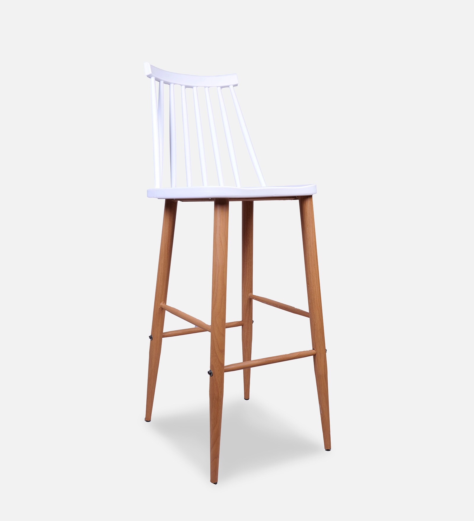 Buy Full Back Barstool In White Colour By Creative Seating System At 14