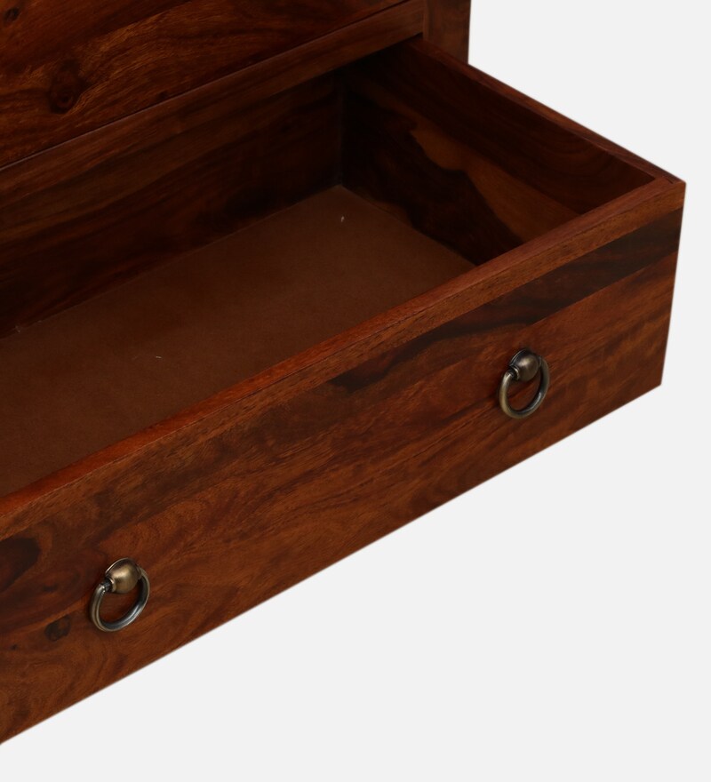 Buy Harleston Sheesham Wood Chest Of Drawers In Honey Oak Finish By