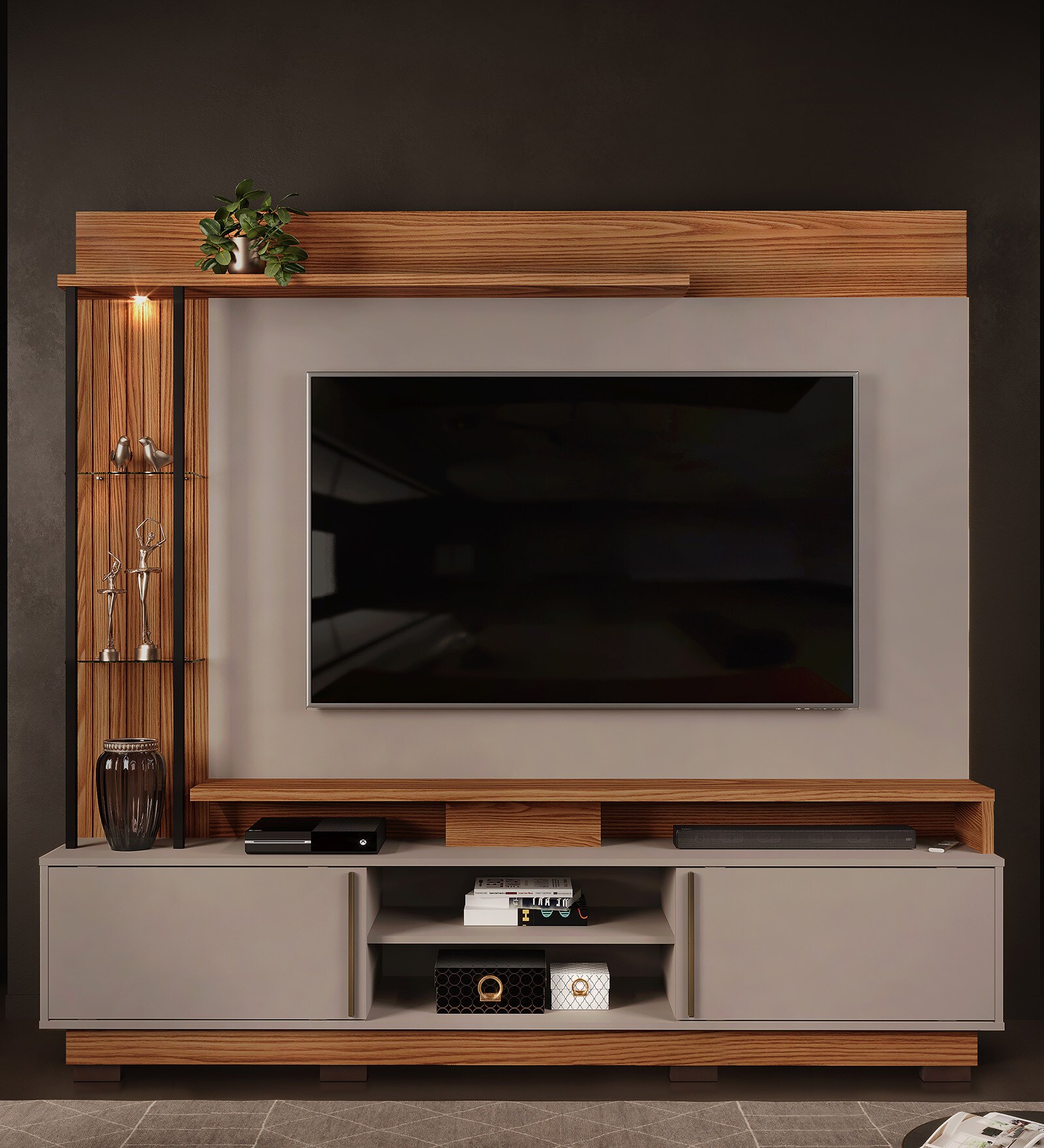 Buy Home Martino Pes Wall Mounted TV Unit For TVs Up To 70 In