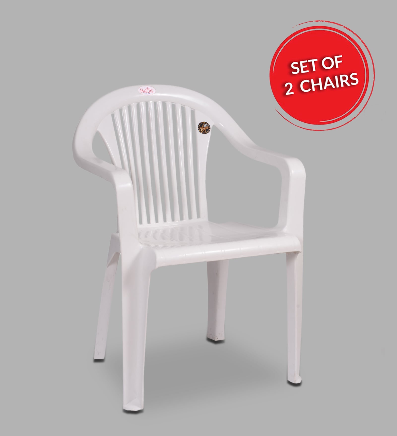 Buy Italino Plastic Chair In White Colour Set Of At Off By