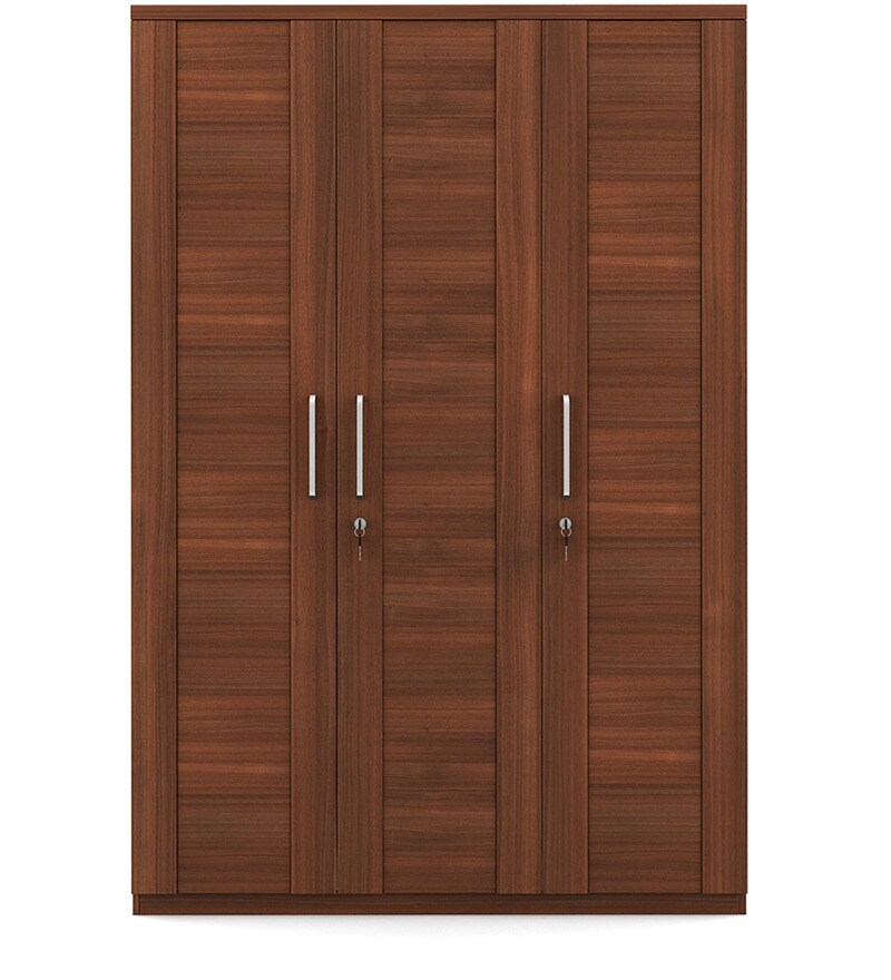 Buy Kosmo Grace Door Wardrobe In Rigato Walnut Finish By Spacewood