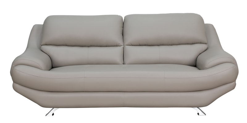 Buy Milano Leatherette 3 Seater Sofa In Buff Colour By Star India