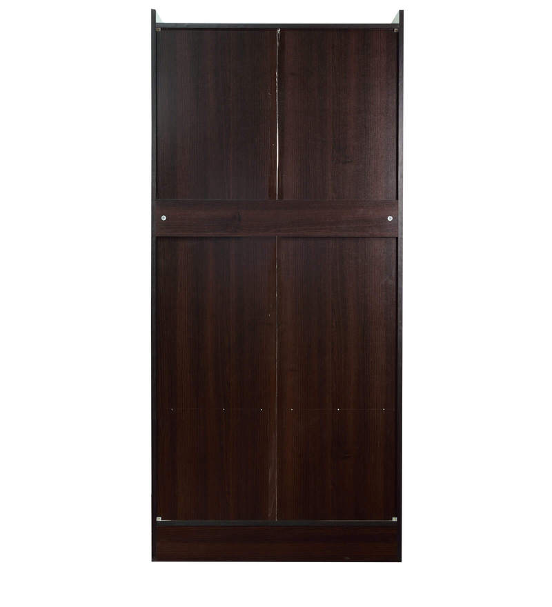 Buy Nariko Door Wardrobe With Drawers In Wenge Finish By Mintwud