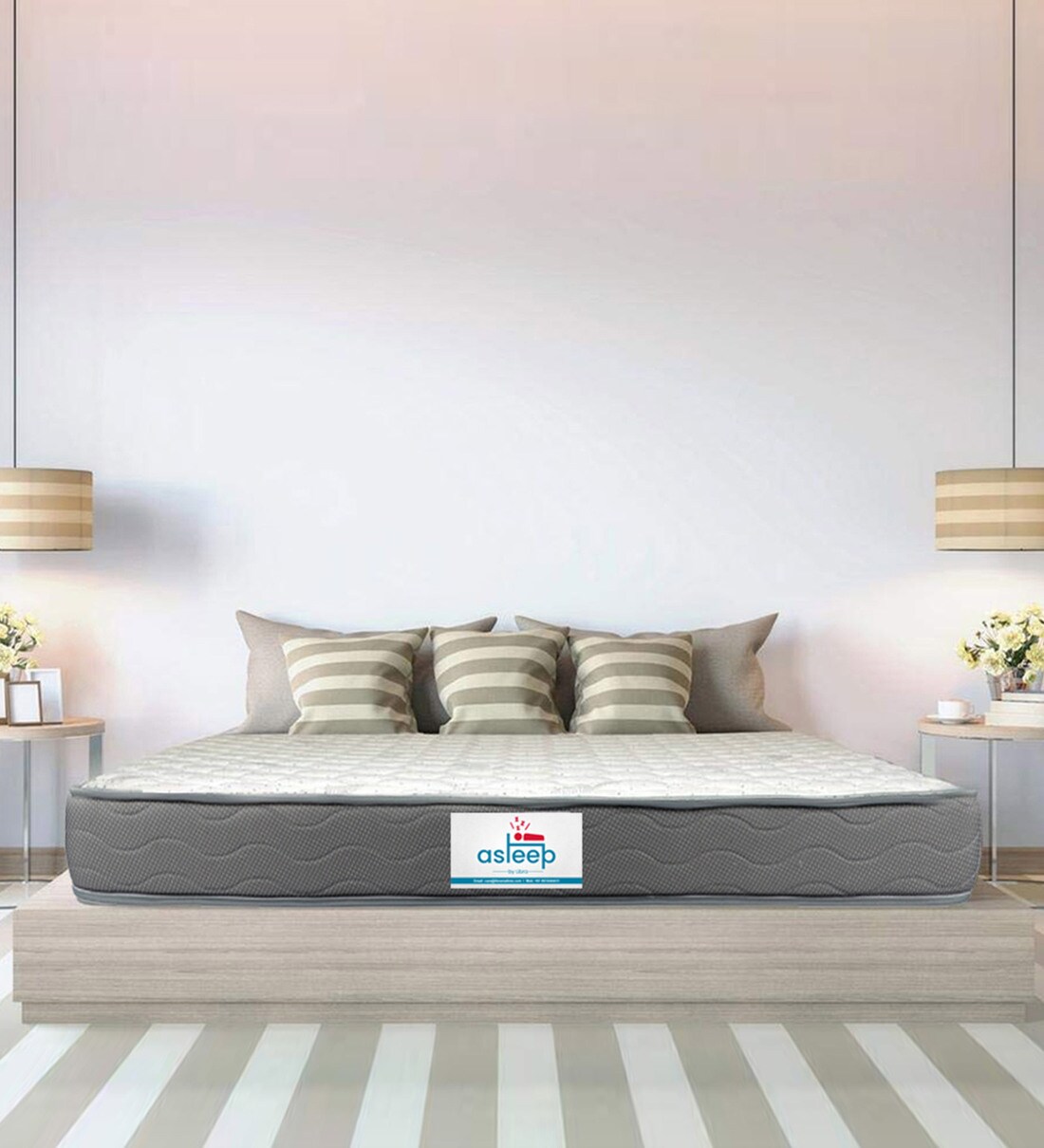 Buy Tweak Reversible 8 Inch Pocketed Spring Queen Size Mattress At 50