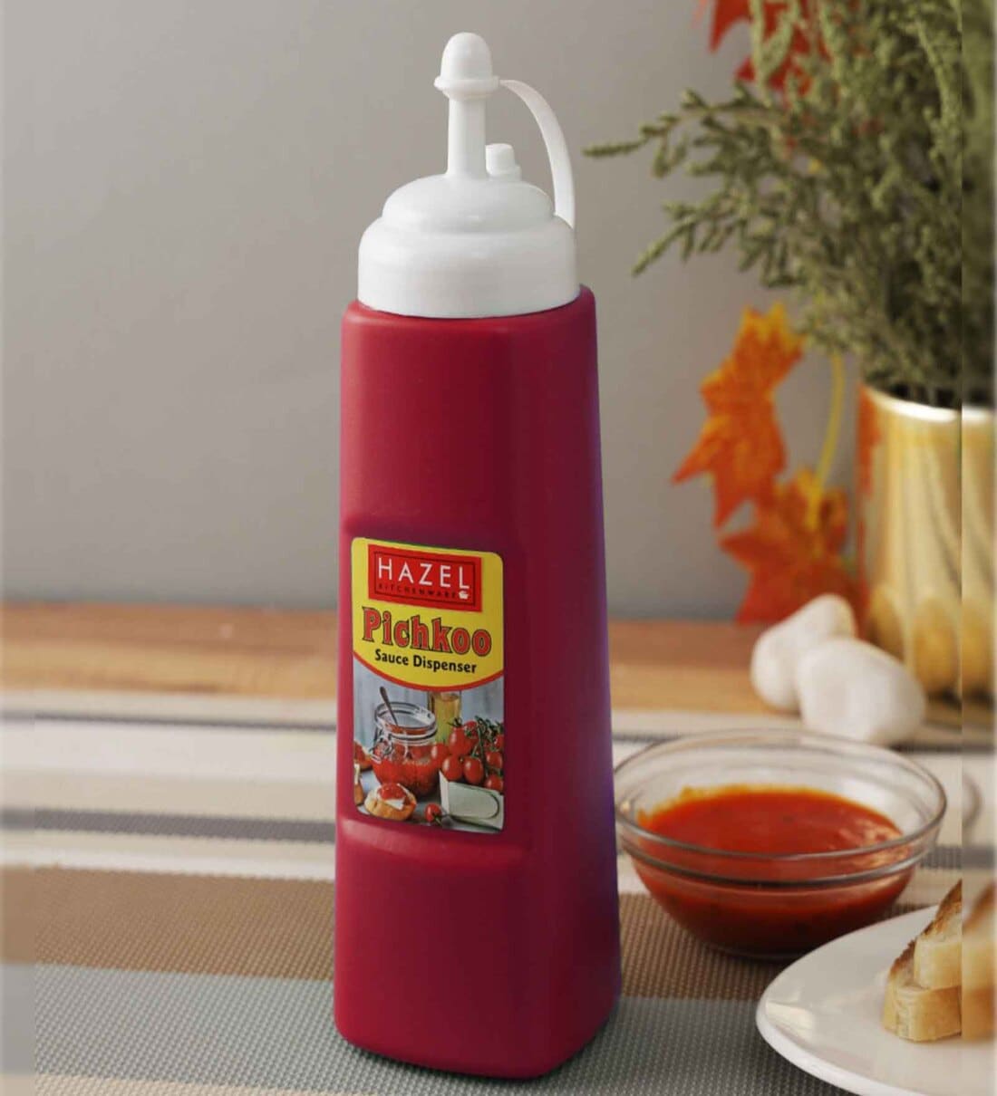 Buy 560 Ml Food Grade Plastic Ketchup Dispenser With Cap At 62 OFF By