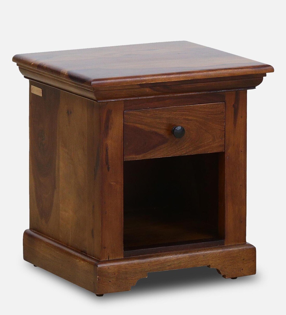 Buy Stanfield Sheesham Wood Bedside Table In Provincial Teak Finish At