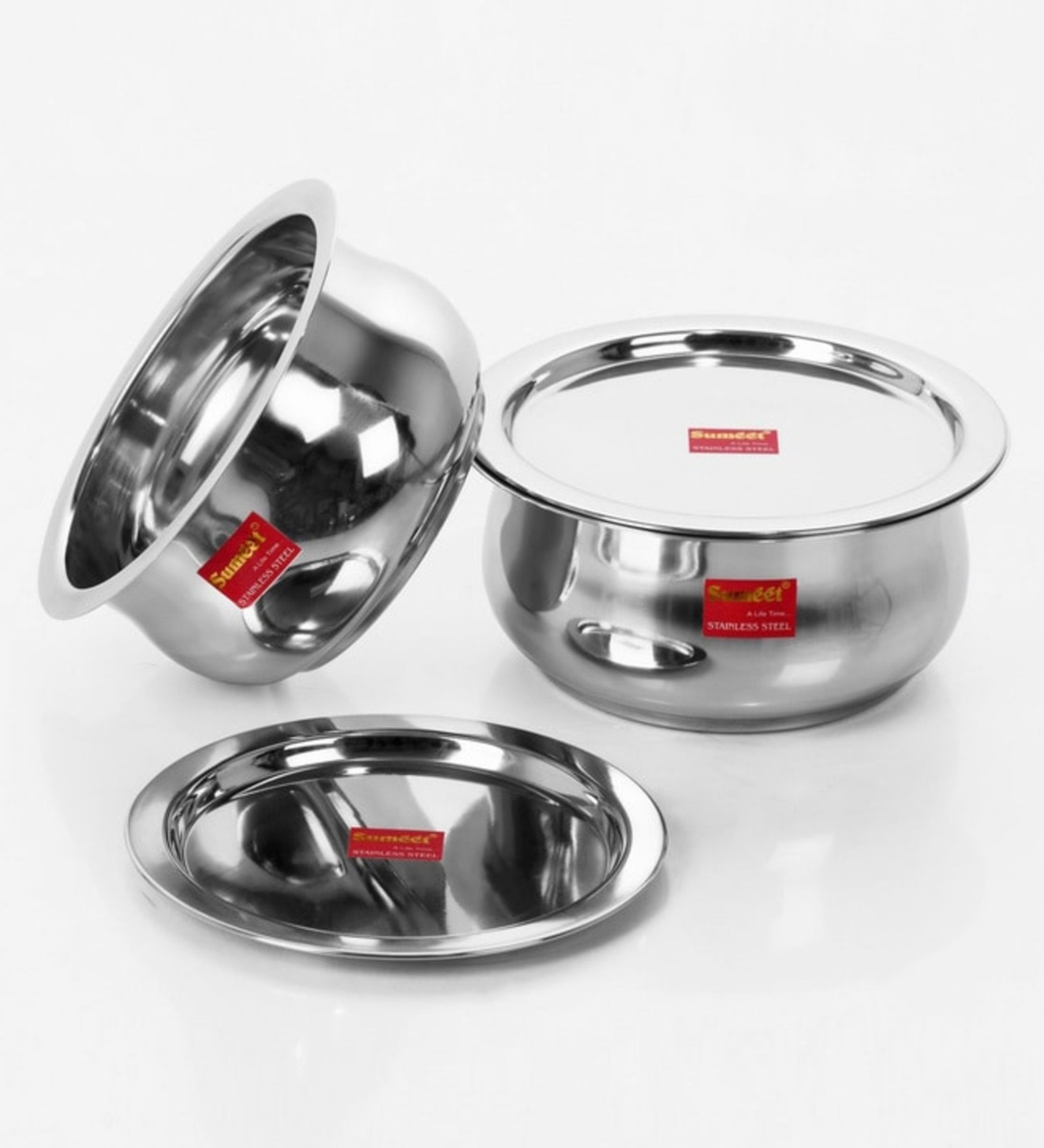 Buy Stainless Steel Non Stick Patila Set Of 2 Online Patila Handis