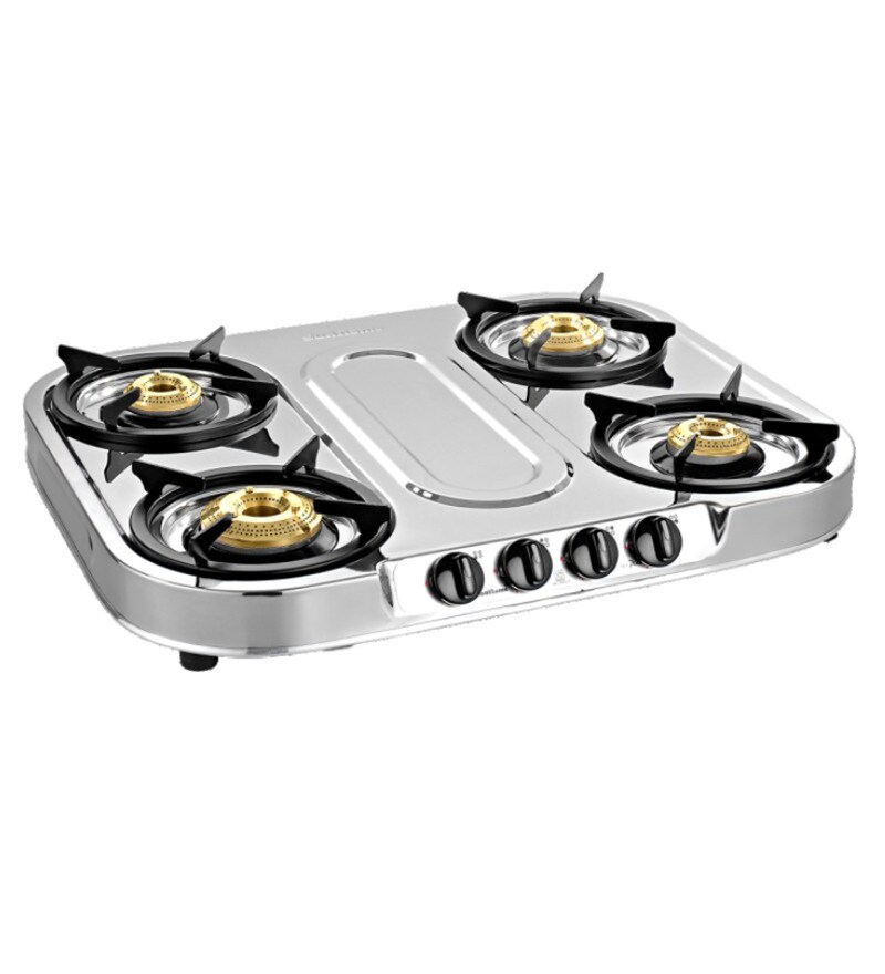 Buy Sunflame Spectra Stainless Steel 4 Burner Cooktop Online Gas