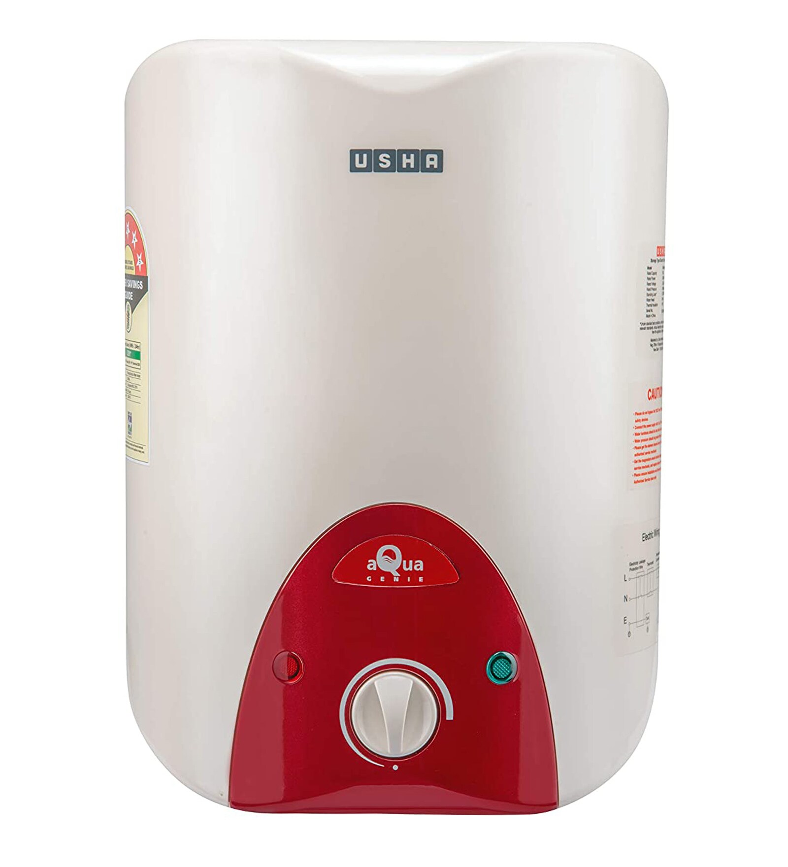 Buy Usha Aquagenie Litres W Star Storage Water Heater In Ivory