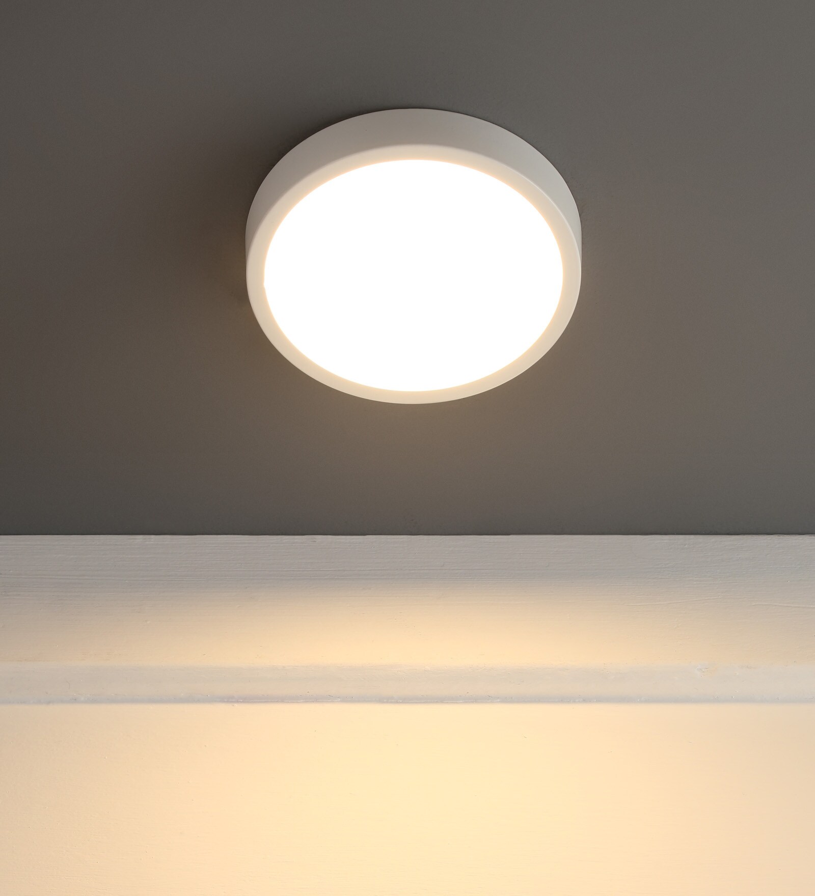 Buy Warm White Watts Led Aluminium Round Panel Light By Learc Led