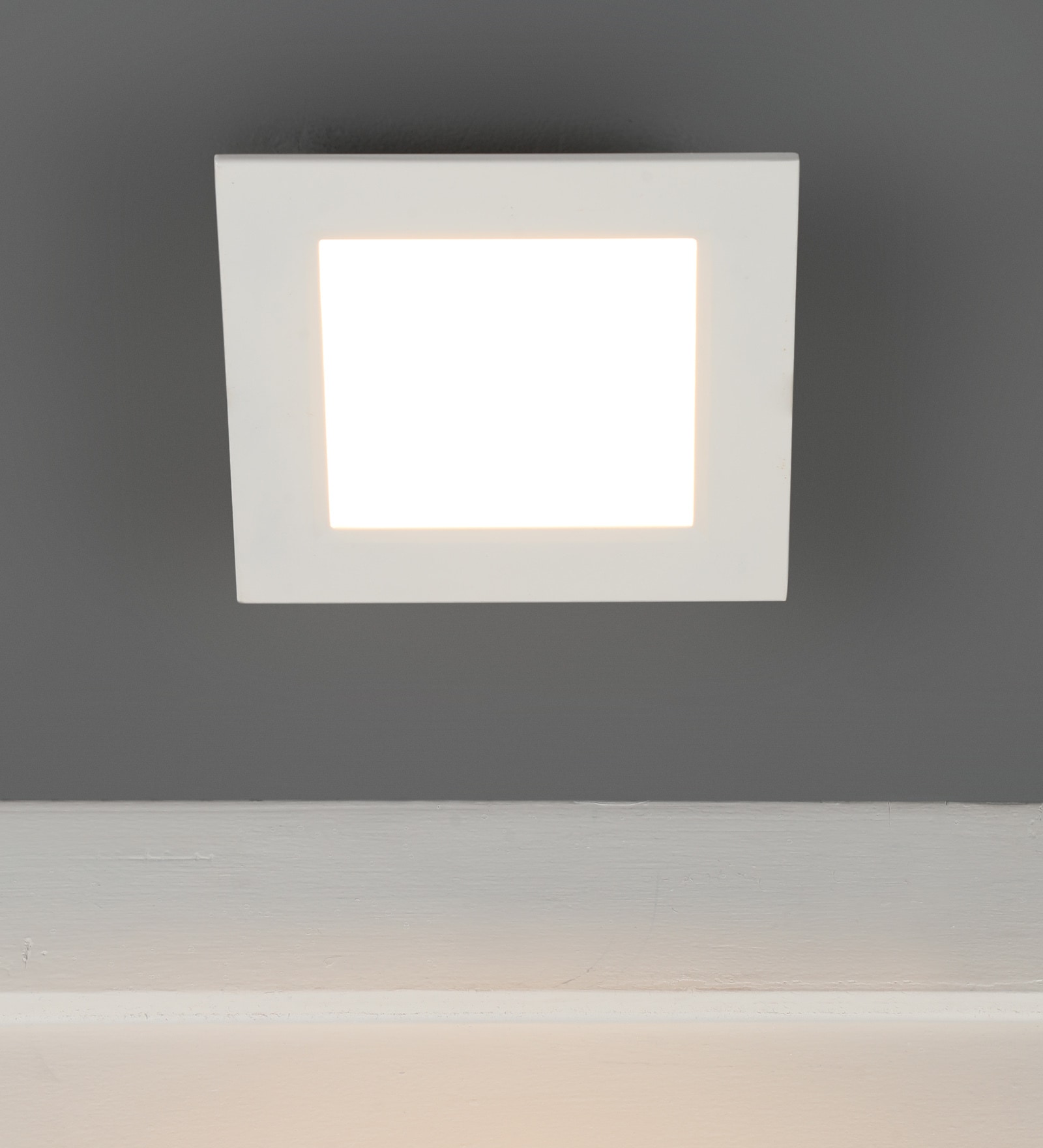 Buy Warm White 12 Watts Led Aluminium Square Panel Down Light At 56