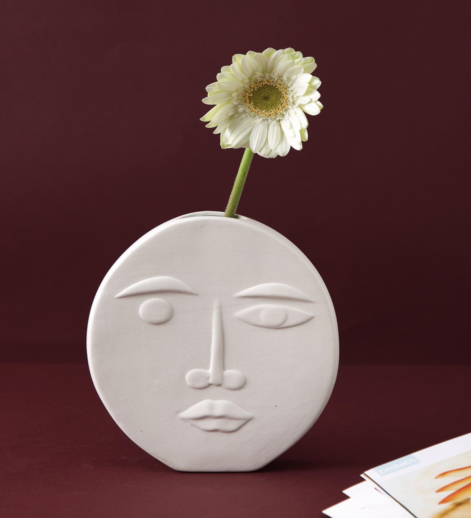 Buy White Ceramic Vase By Tayhaa At 54 OFF By Tayhaa Pepperfry