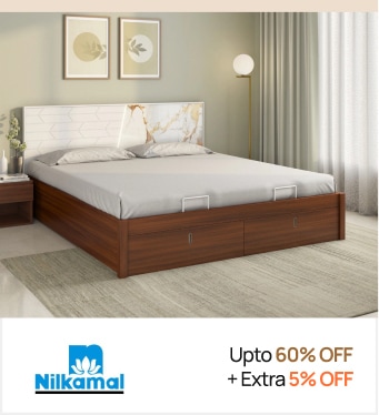 Upto 60% Off + Extra 5% Off on Nilkamal Furniture Range