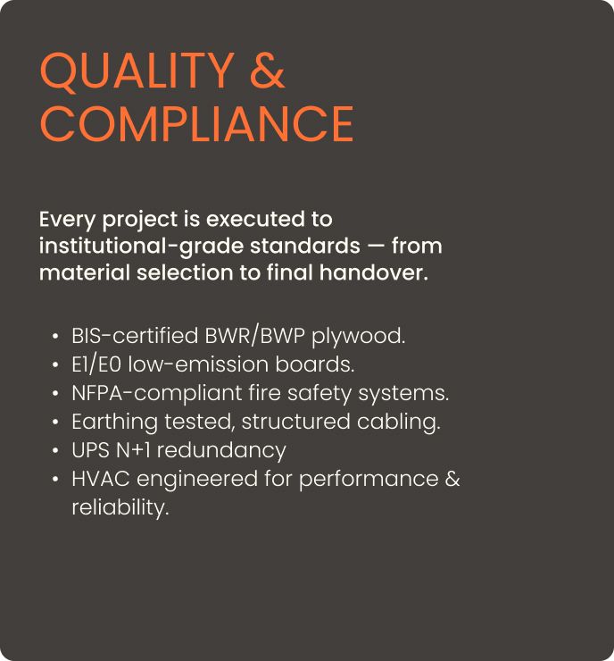 Quality and compliance