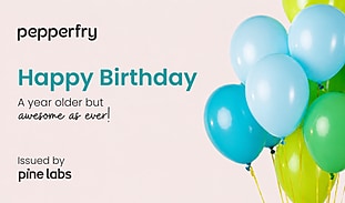 Pepperfry Birthday Gift Card