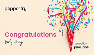 Pepperfry Congratulations Gift Card