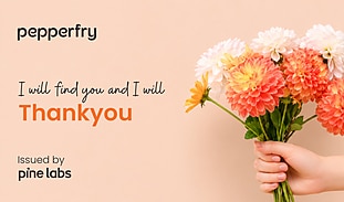 Pepperfry Thanks Gift Card