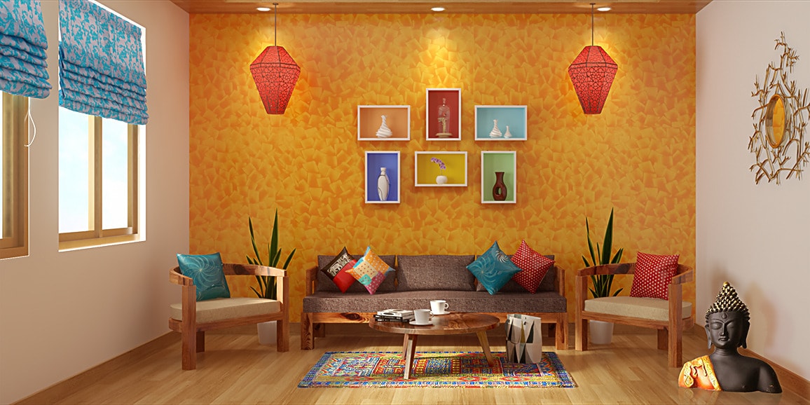 indian ethnic living room designs online folk lore design