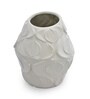 White Ceramic Homely Ink Dia Vase