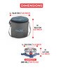 # Piece Airtight Stainless Steel Lunch Box Set with Bag