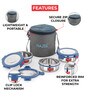 # Piece Airtight Stainless Steel Lunch Box Set with Bag