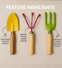 Set Of 3 Essential Gardening Tool Set