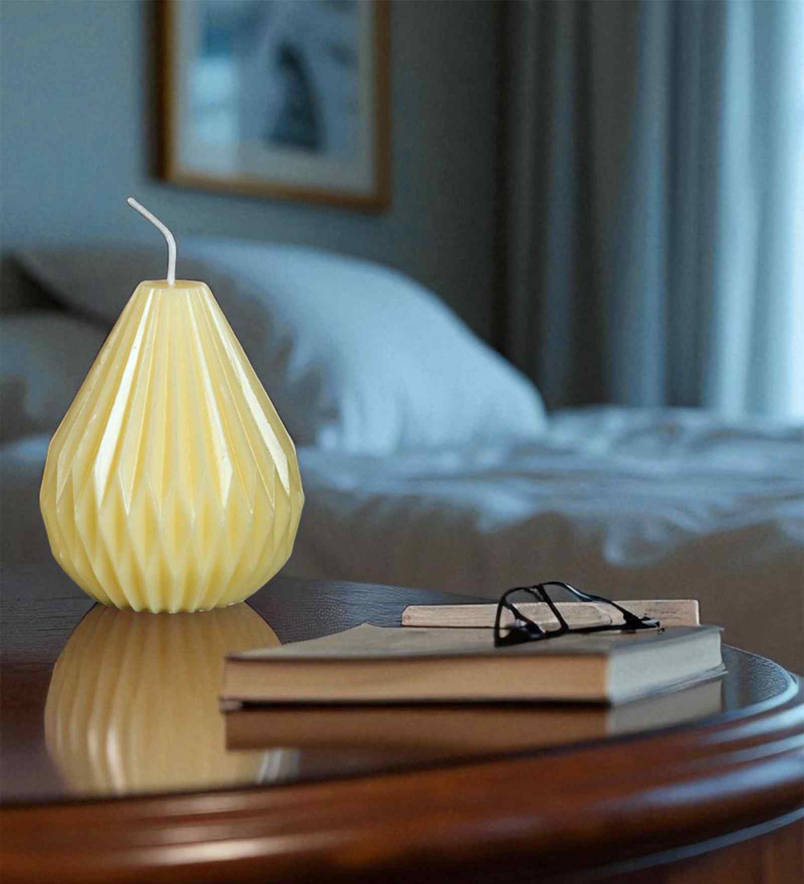 (1Pc) Green Soy Wax Cotton Wick Morning Dew