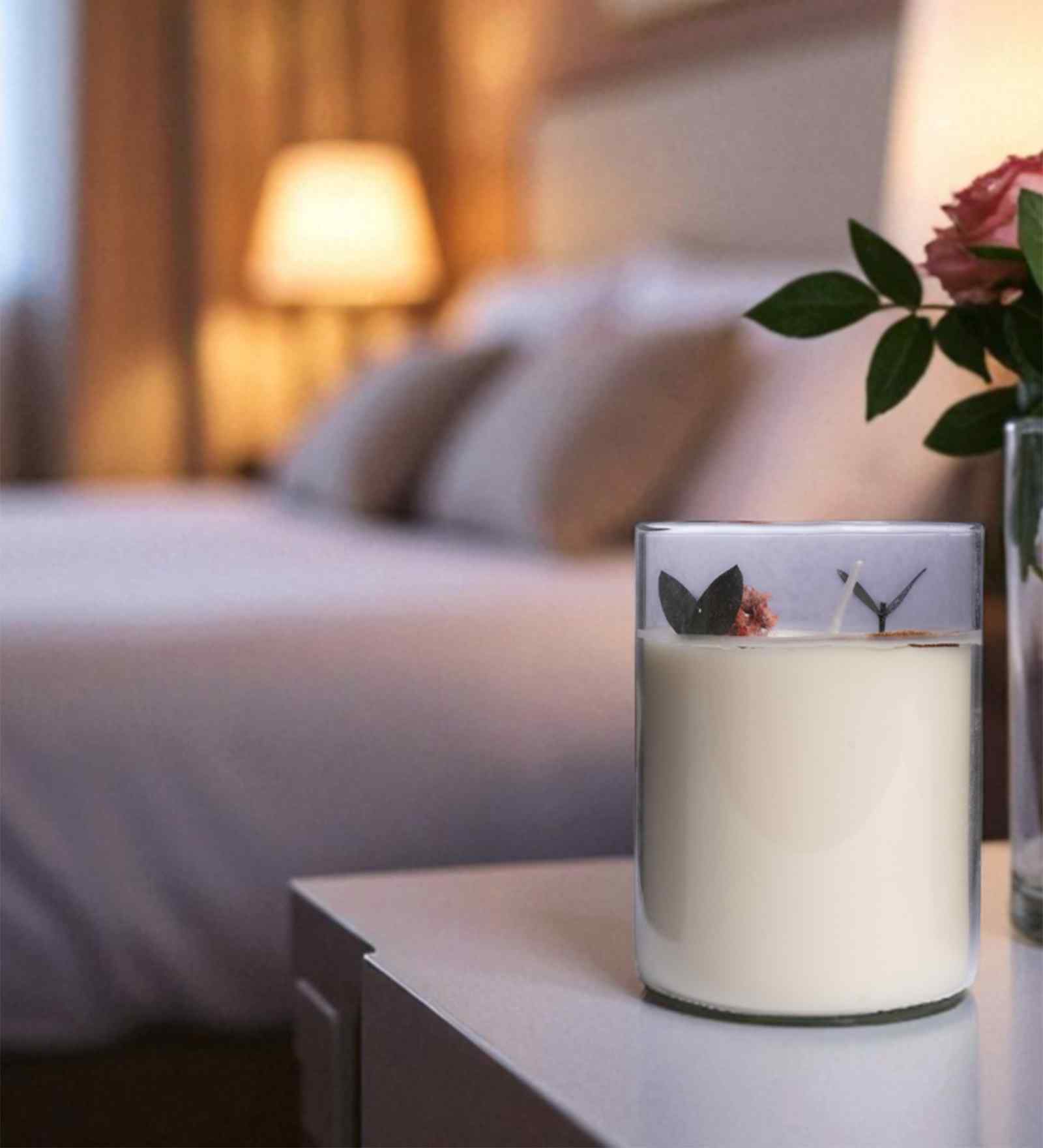 (1Pc) Multicolor Soy Wax Glass Jar Cotton Wick Citrus Grove (1Pc) Multicolor Soy Wax Glass Jar Cotton Wick Citrus Grove