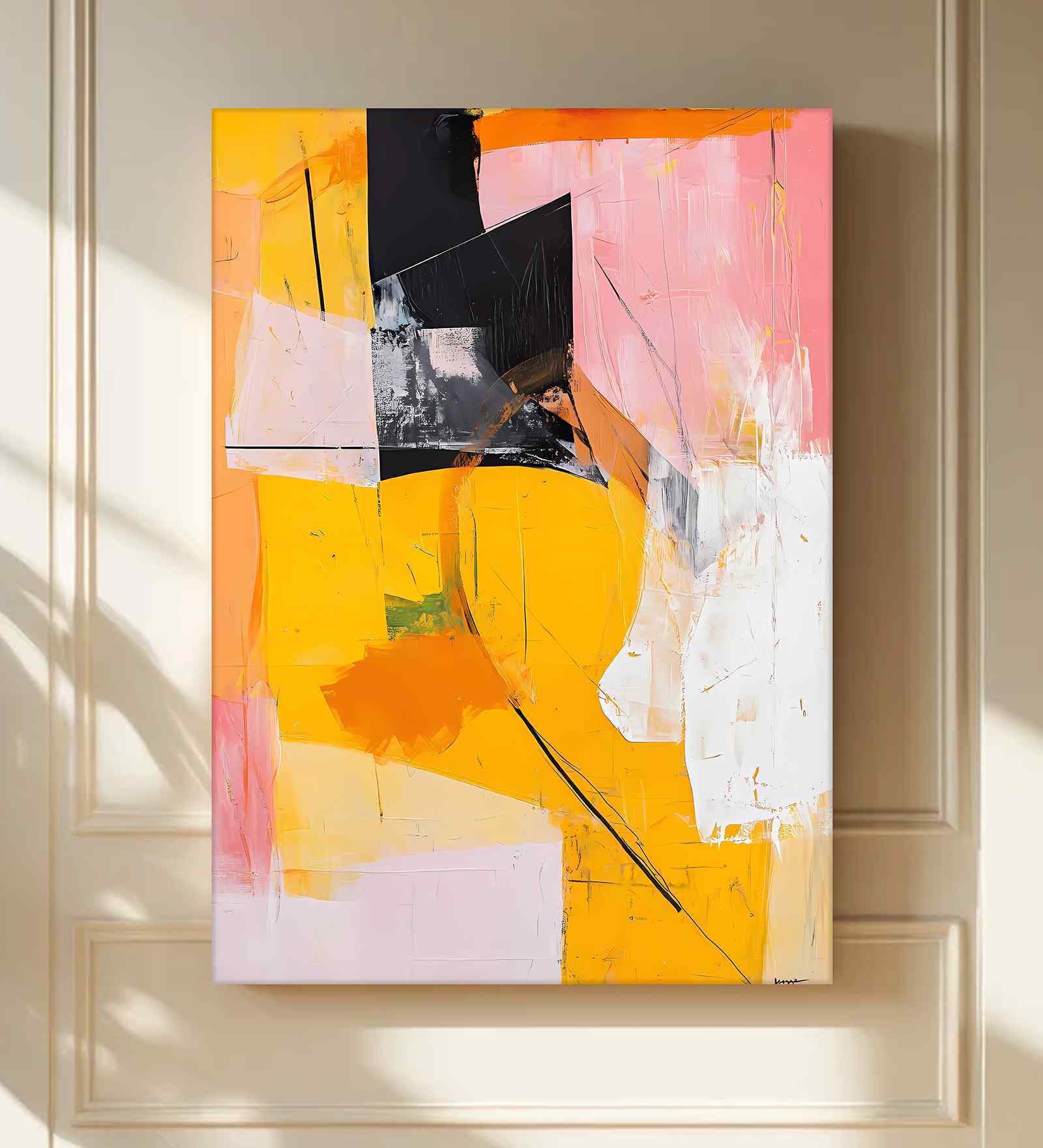 (1Pc) Multicolour Canvas Beautiful Abstract Wall Art