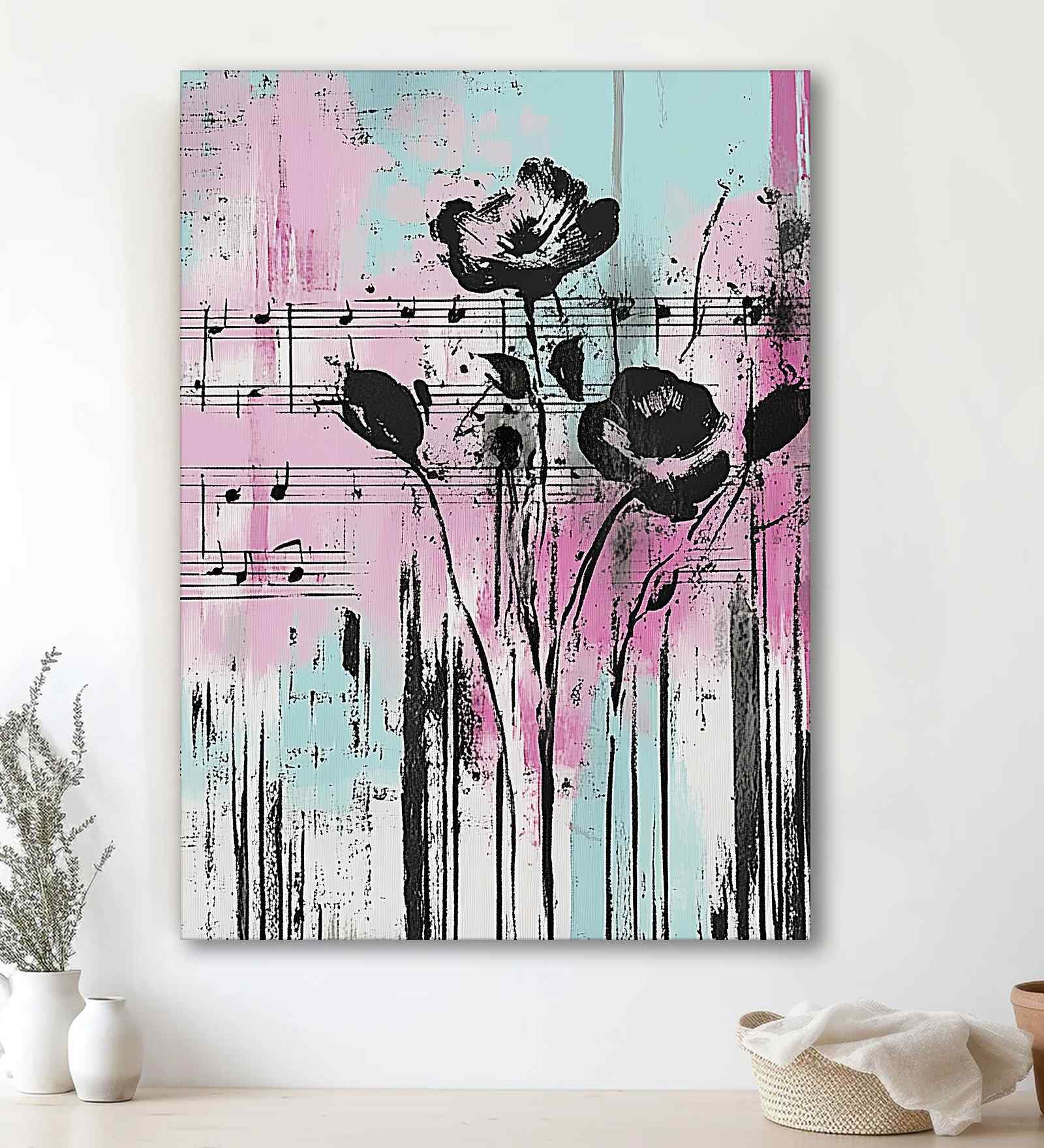 (1Pc) Multicolour Canvas Beautiful Abstract Wall Art