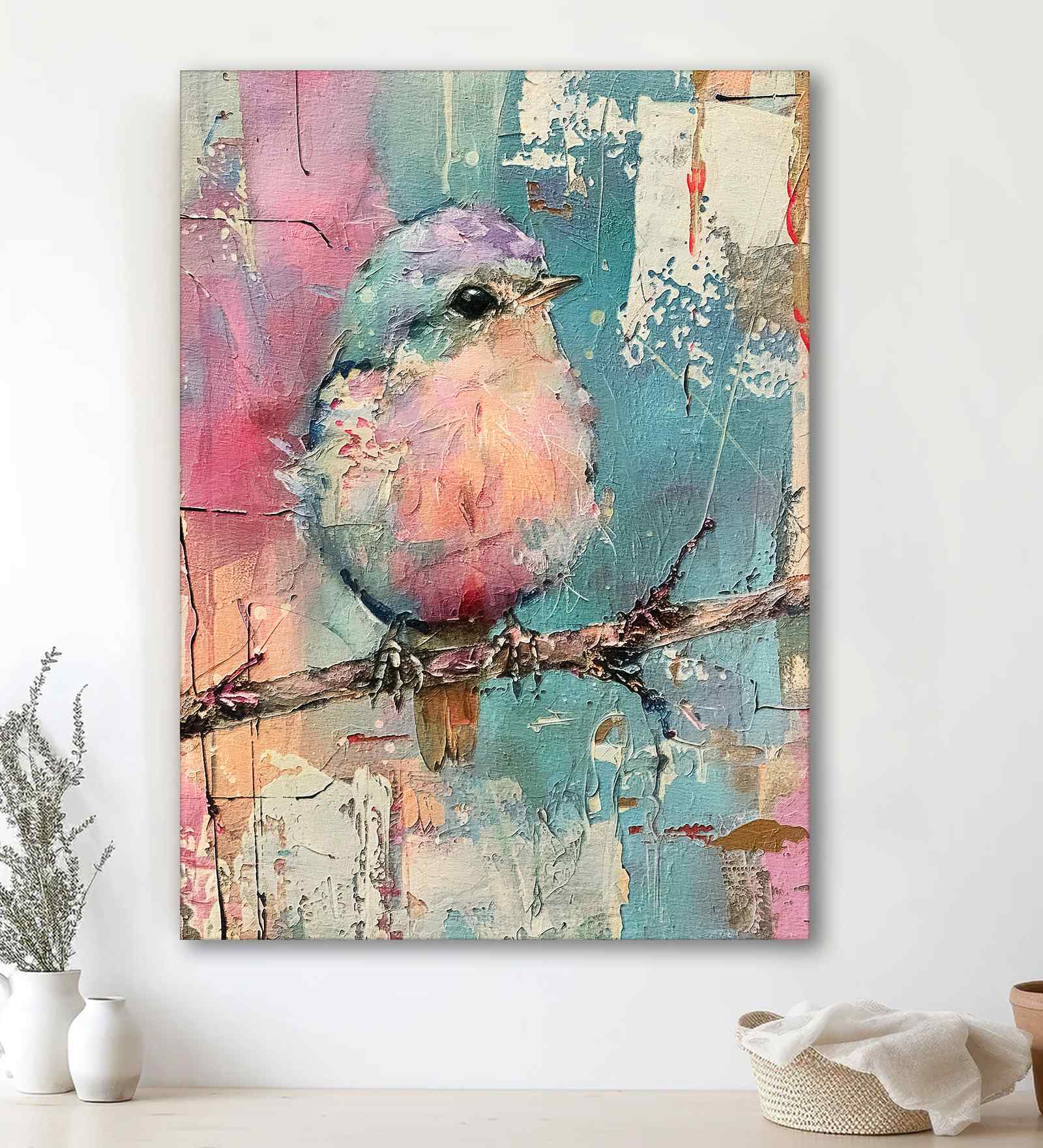 (1Pc) Multicolour Canvas Beautiful Abstract Wall Art