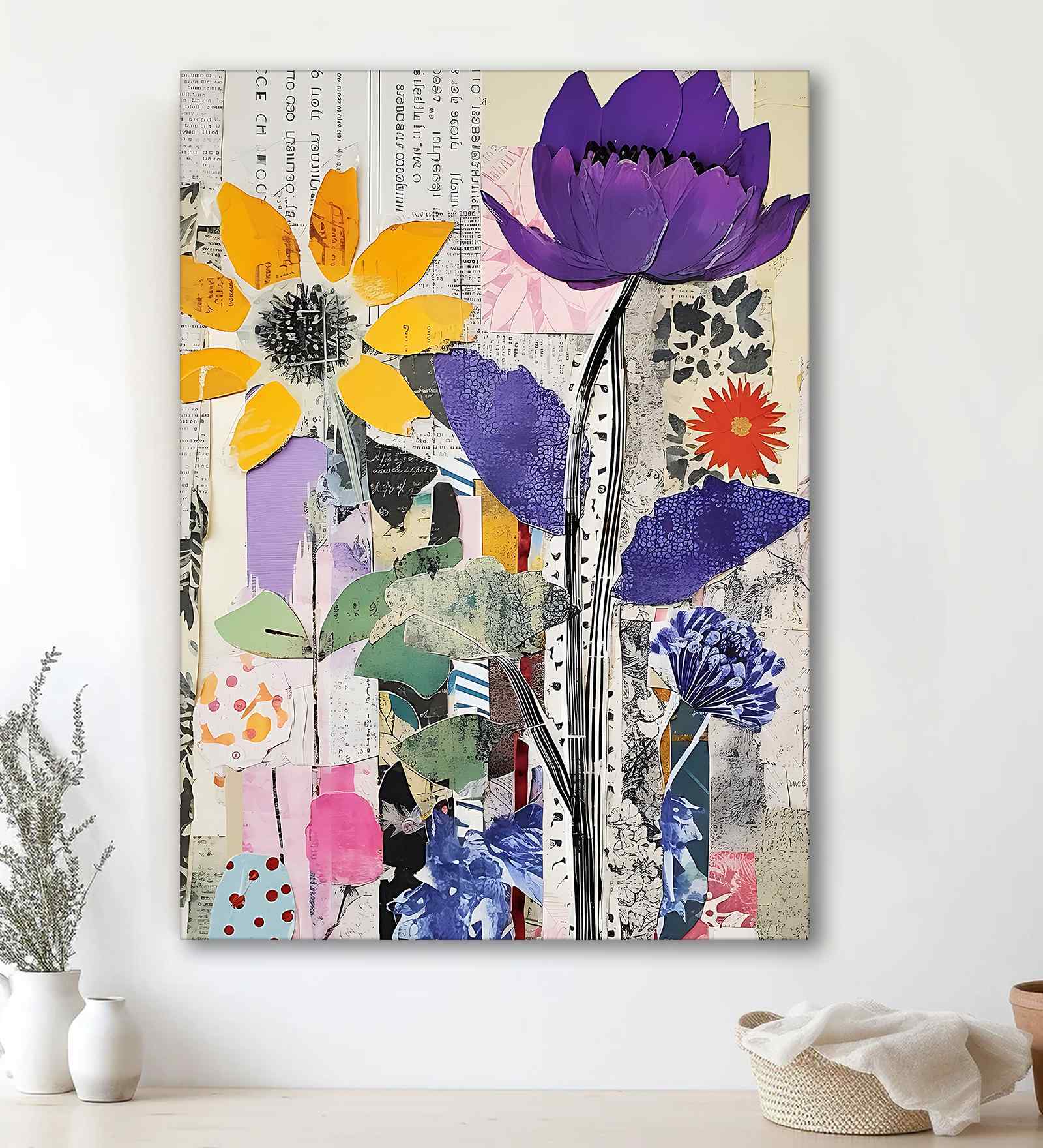 (1Pc) Multicolour Canvas Beautiful Abstract Wall Art