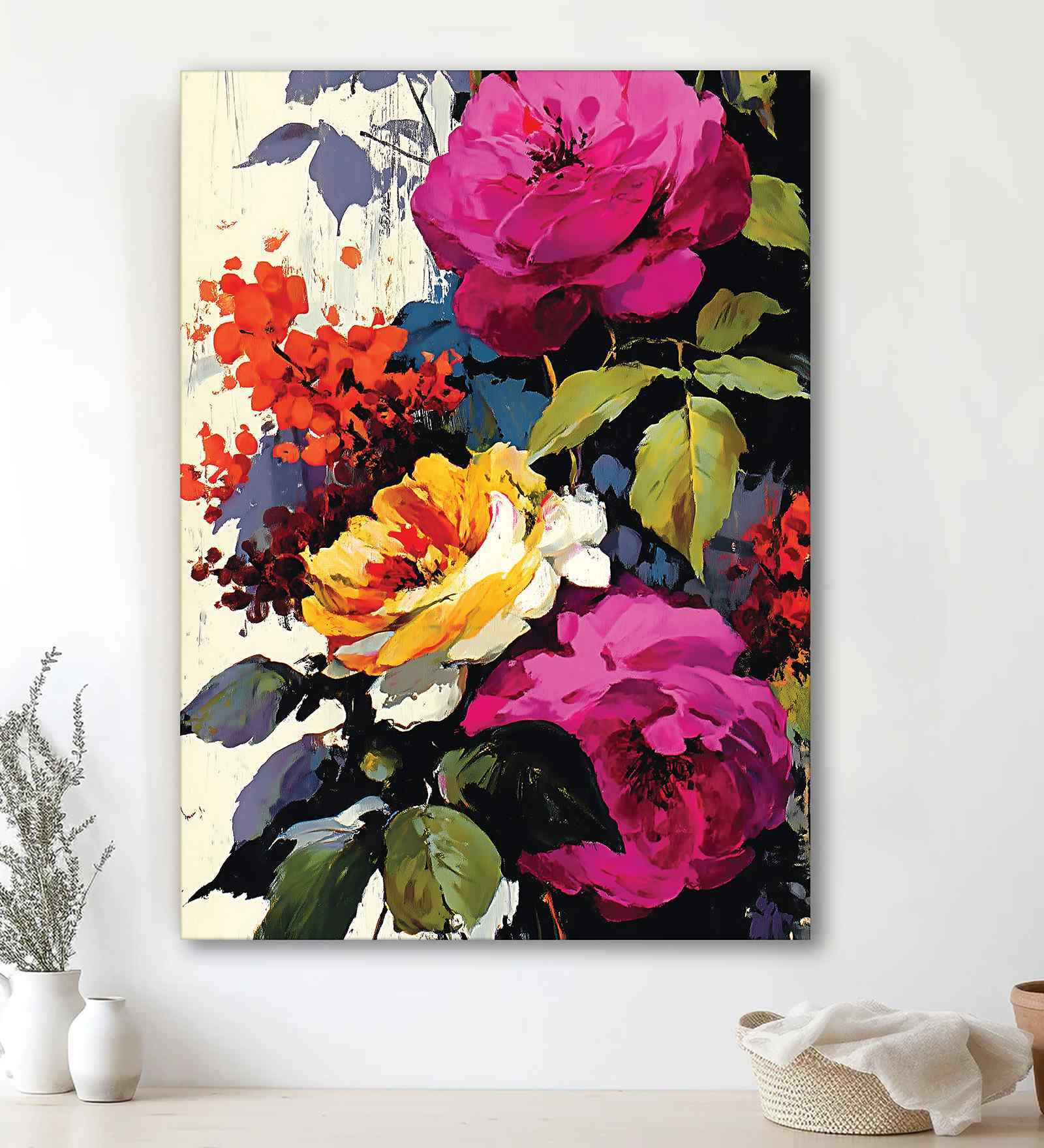 (1Pc) Multicolour Canvas Beautiful Abstract Wall Art