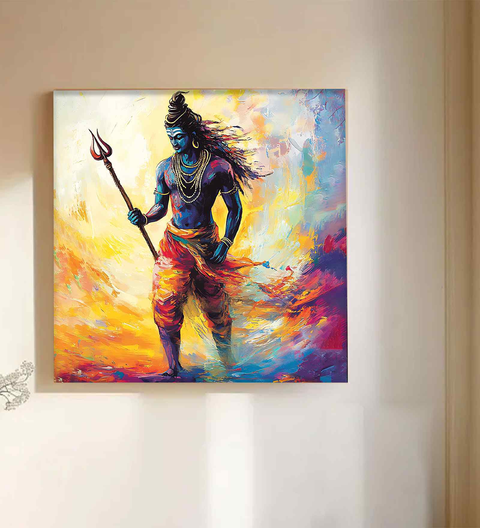 (1Pc) Multicolour Canvas Beautiful Abstract Wall Art
