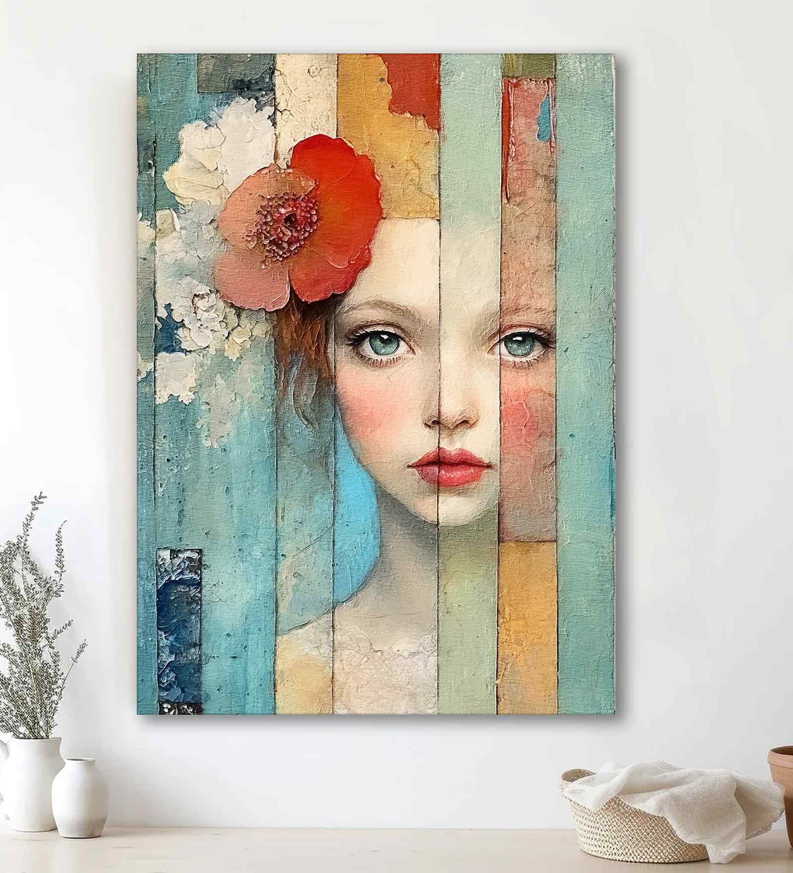 (1Pc) Multicolour Canvas Beautiful Abstract Wall Art