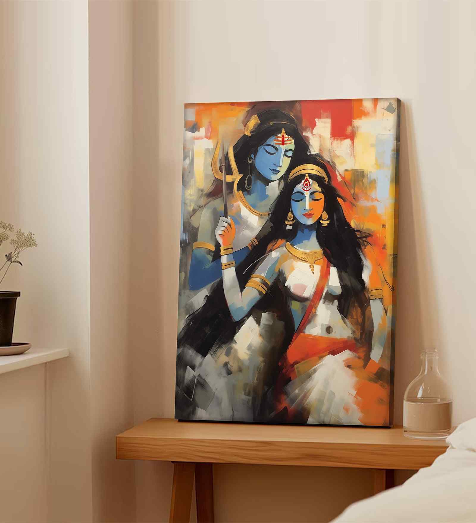 (1Pc) Multicolour Canvas Beautiful Abstract Wall Art