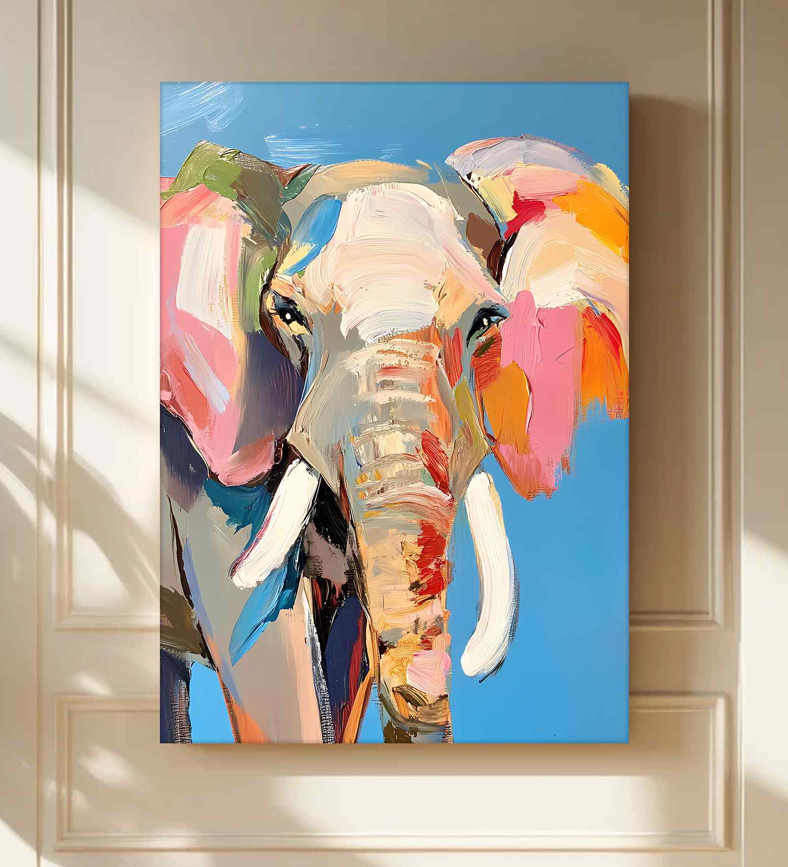 (1Pc) Multicolour Canvas Beautiful Abstract Wall Art