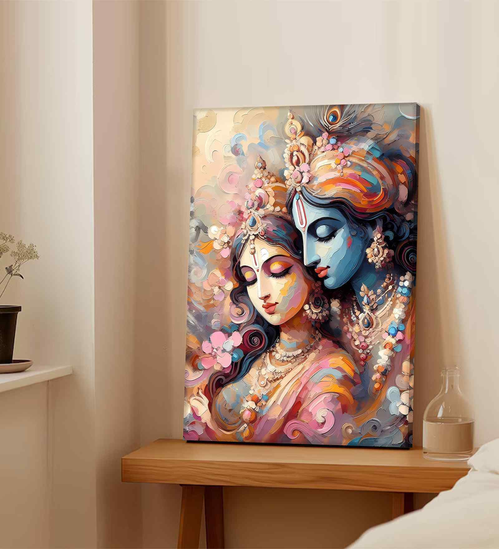 (1Pc) Multicolour Canvas Beautiful Abstract Wall Art