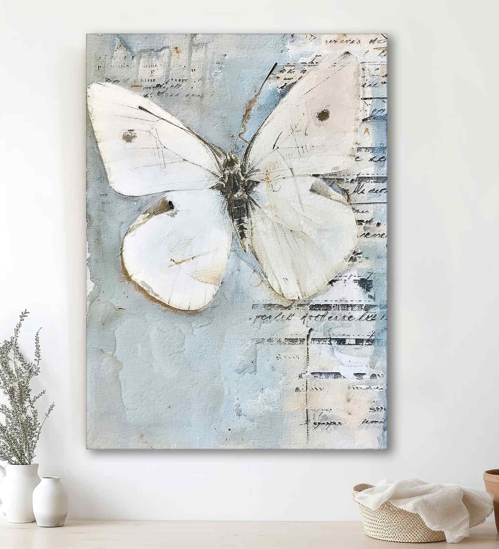 (1Pc) Multicolour Canvas Distressed Aesthetics Wall Art