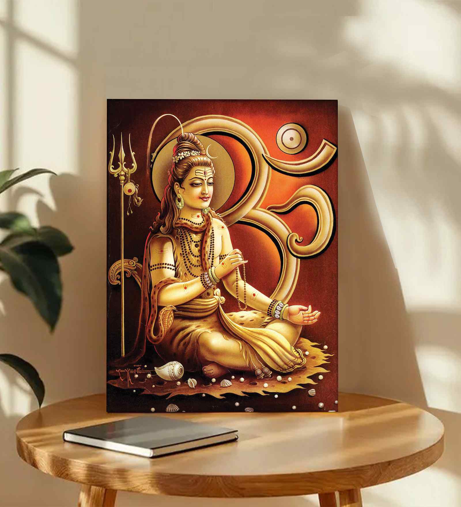 (1Pc) Multicolour Canvas Hindu Spiritual Wall Art